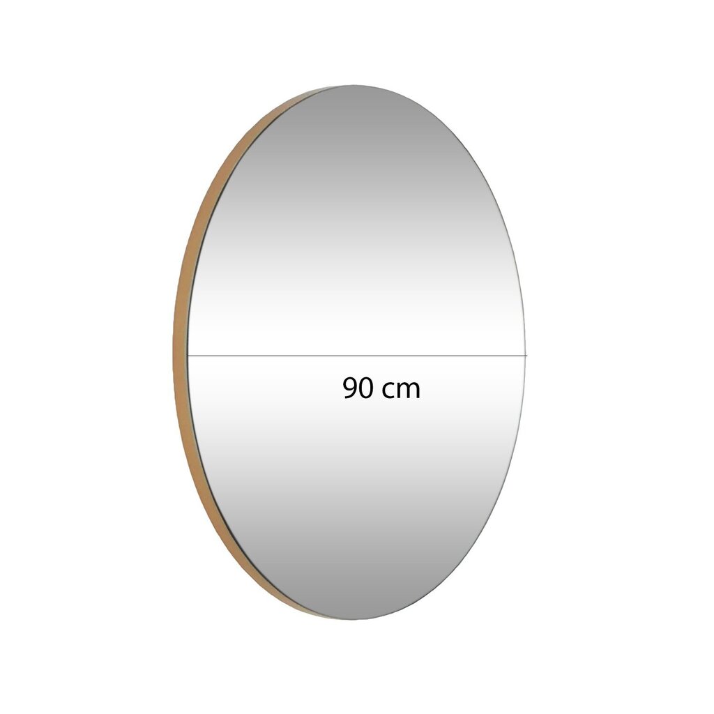 Peegel Asir, 90cm, kuldne hind ja info | Vannitoa peeglid | kaup24.ee