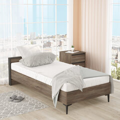 Кровать Asir, 199,8x58,8x98,2см, коричневый цена и информация | Кровати | kaup24.ee