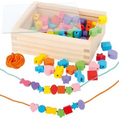 Karp koos helmedega keermestamiseks Small Foot цена и информация | Развивающие игрушки и игры | kaup24.ee