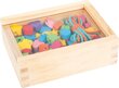 Karp koos helmedega keermestamiseks Small Foot цена и информация | Arendavad mänguasjad | kaup24.ee