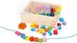 Karp koos helmedega keermestamiseks Small Foot hind ja info | Arendavad mänguasjad | kaup24.ee