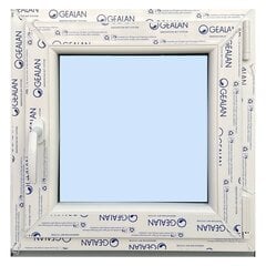 Новое ПВХ окно 600 x 630 Белое/Белое цена и информация | Пластиковые окна | kaup24.ee