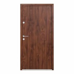Новая металлическая дверь ATS56 900 x 2070 Walnut цена и информация | Уличные двери | kaup24.ee