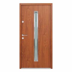 Новая металлическая дверь ATS56 950 x 2050 Golden oak цена и информация | Уличные двери | kaup24.ee