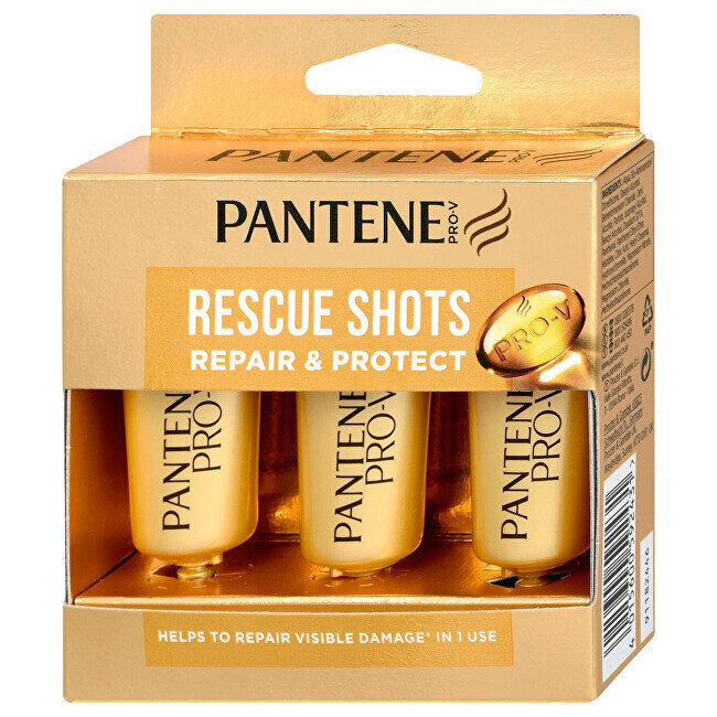 Ampullid kahjustatud juuste taastamiseks ja kaitsmiseks Pantene 1 Minute Wonder Intensive Treatment, 3 x 15ml цена и информация | Maskid, õlid, seerumid | kaup24.ee