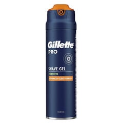 Гель для бритья Gillette Pro Sensitive, 200 мл цена и информация | Косметика и средства для бритья | kaup24.ee