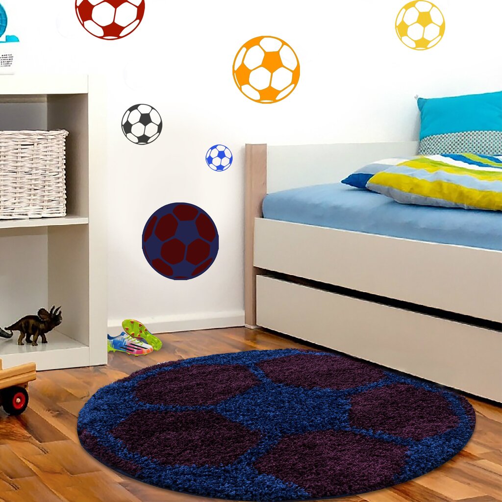 Lastetoa vaip Shaggy Fun Navy, 100x100 cm hind ja info | Vaibad | kaup24.ee