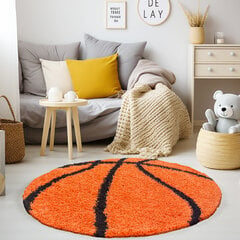 Lastetoa vaip Shaggy Fun Orange, 120x120 cm hind ja info | Vaibad | kaup24.ee