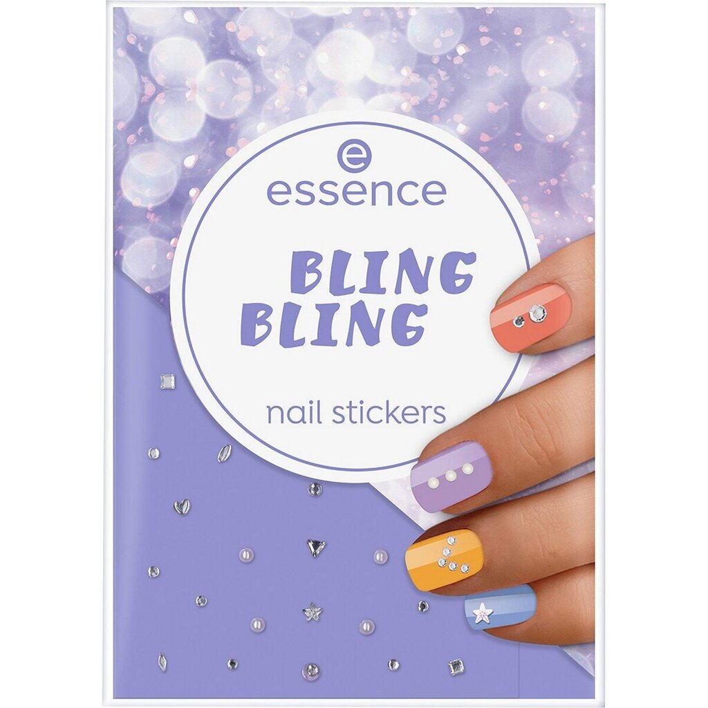 Küünekleebised Essence Bling Bling Glanzende, 28 tk цена и информация | Maniküüri ja pediküüri tarvikud | kaup24.ee