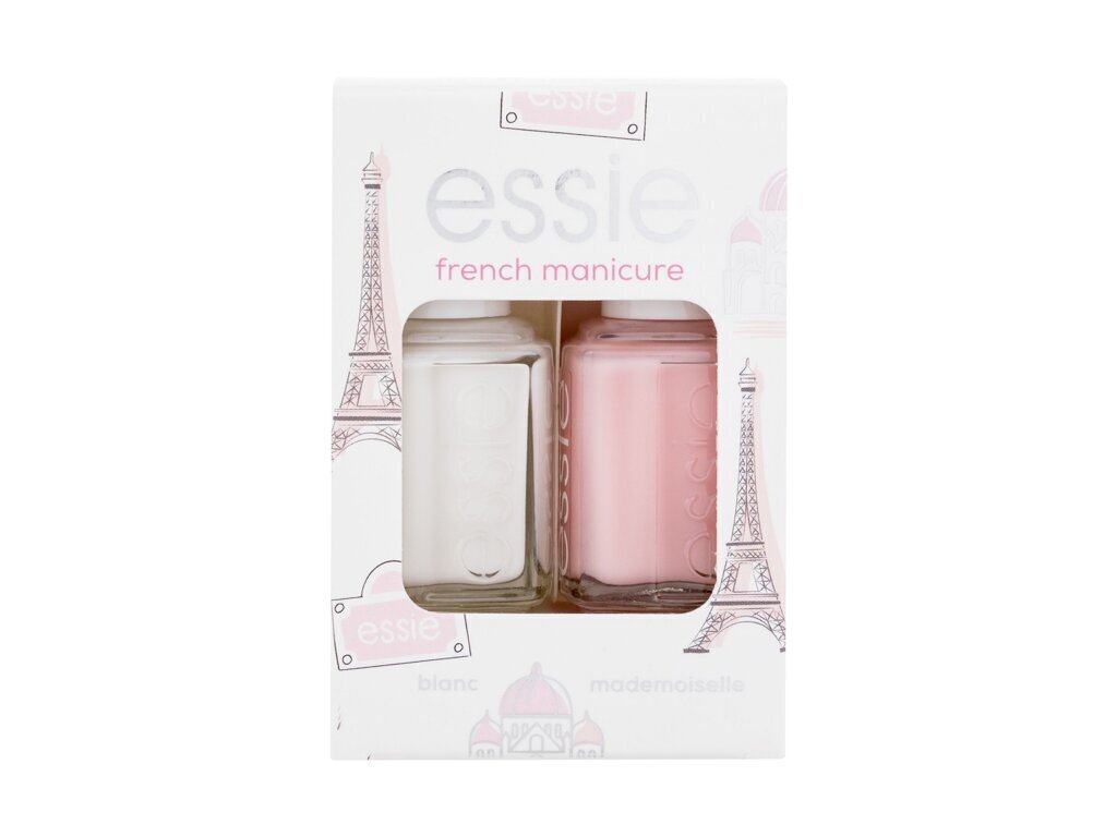 Prantsuse maniküüri komplekt Essie French Manicure, 2 x 13,5 ml hind ja info | Küünelakid, küünetugevdajad | kaup24.ee