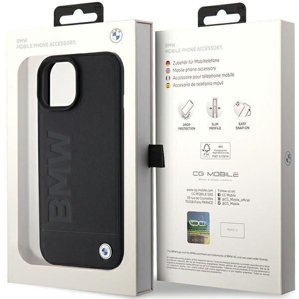 BMW BMHMP15MSLLBK iPhone 15 Plus 6,7" Black MagSafe hind ja info | Telefoni kaaned, ümbrised | kaup24.ee