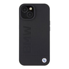 BMW BMHMP15SSLLBK iPhone 15 6.1" czarny|black Magsafe hardcase Signature Logo Imprint цена и информация | Чехлы для телефонов | kaup24.ee