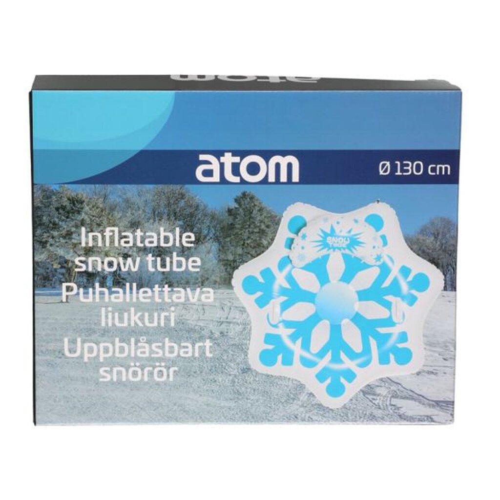 Täispuhutav lumetuub Atom, 130 cm hind ja info | Kelgud, lumetuubid ja liulauad | kaup24.ee