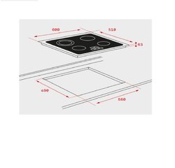 Teka TB 6415 цена и информация | Варочные поверхности | kaup24.ee