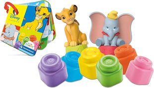 Beebiklotsid raamatuga Clementoni Clemmy Disney, 8-osaline цена и информация | Игрушки для малышей | kaup24.ee