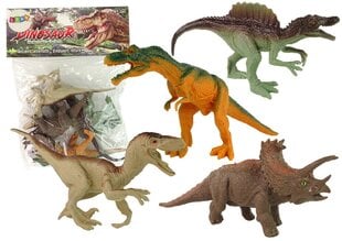 Figuuride komplekt 8 tk, dinosaurus 4 tk hind ja info | Poiste mänguasjad | kaup24.ee