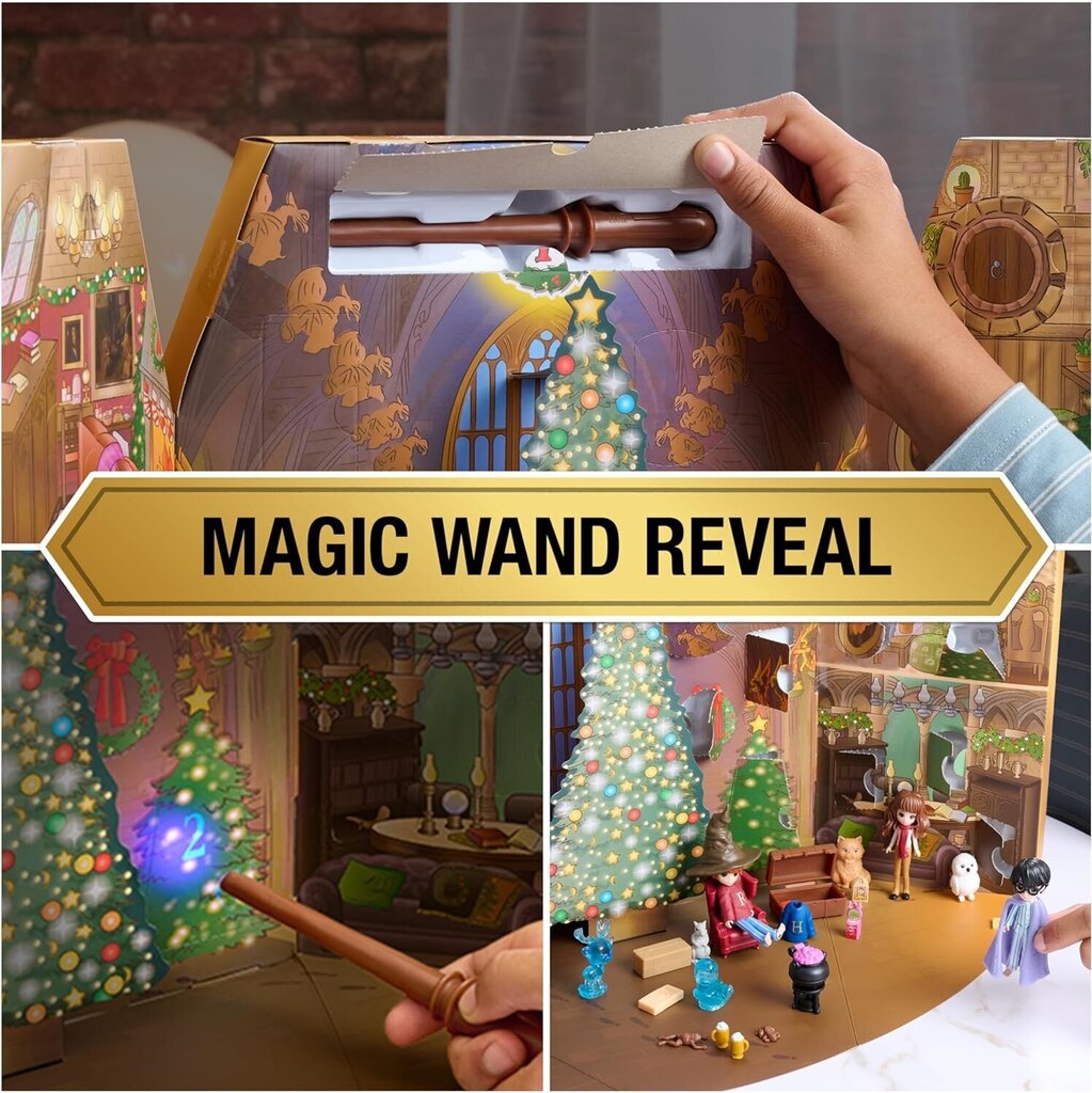 Advendikalender Harry Potter Advent Calendar w/Magic Wand 2023 (6067358) hind ja info | Tüdrukute mänguasjad | kaup24.ee