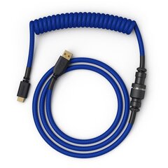 Glorious PC Gaming Race Coiled Cable Cobalt цена и информация | Адаптеры и USB-hub | kaup24.ee