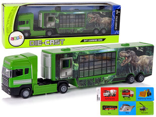 Suur veoauto koos dinosauruse kujutisega hind ja info | Poiste mänguasjad | kaup24.ee