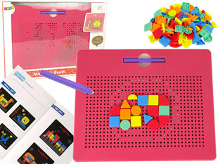 Magnetiline tahvel koos tarvikutega Lean Toys hind ja info | Arendavad mänguasjad | kaup24.ee