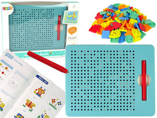 Magnetiline tahvel koos tarvikutega Lean Toys hind ja info | Arendavad mänguasjad | kaup24.ee