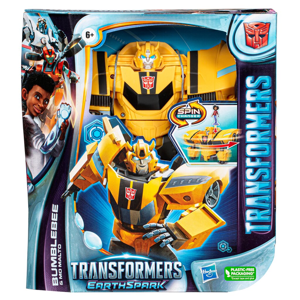 Transformer Earthspark Bumblebee Mo Malto figuuriga цена и информация | Poiste mänguasjad | kaup24.ee