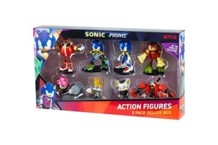 Figuuride komplekt Sonic, 8 tk, 7,5 cm цена и информация | Игрушки для мальчиков | kaup24.ee