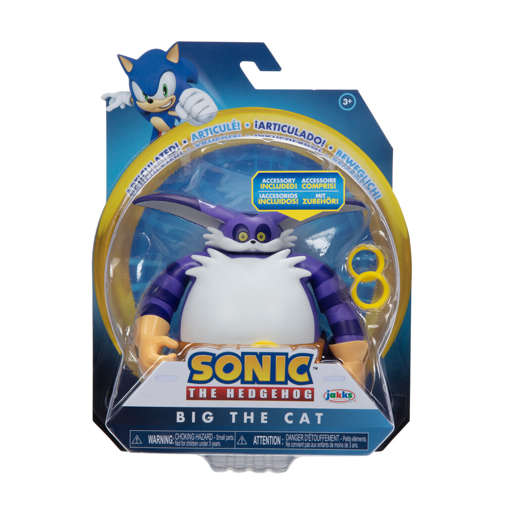 Figuur aksessuaaridega Sonic the Hedgehog W11, 10 cm hind ja info | Poiste mänguasjad | kaup24.ee