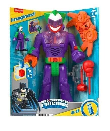 Figuuride komplekt Imaginext DC Super Friends Joker & Laughrobot Bundle цена и информация | Poiste mänguasjad | kaup24.ee