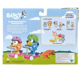 Figuuride komplekt Bluey ja Bingo roller lõbus цена и информация | Игрушки для мальчиков | kaup24.ee