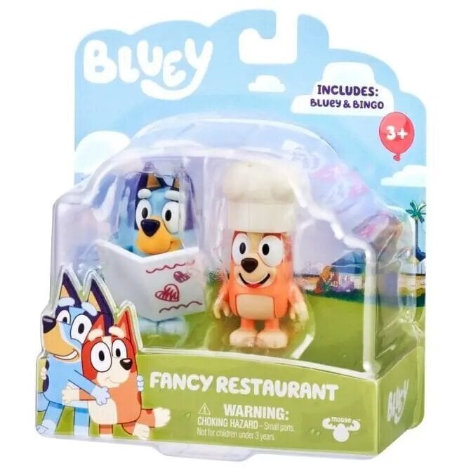 Figuuride komplekt: Bluey ja Bingo väljamõeldud restoran hind ja info | Poiste mänguasjad | kaup24.ee