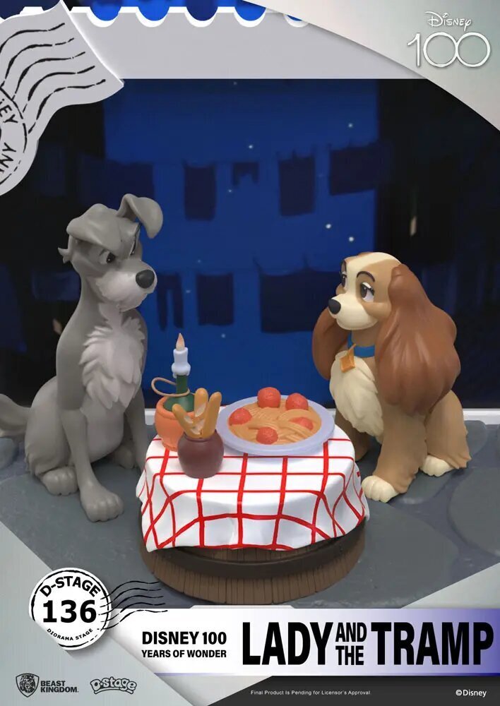 Figuuride komplekt Disney Lady And The Tramp, 12 cm hind ja info | Poiste mänguasjad | kaup24.ee