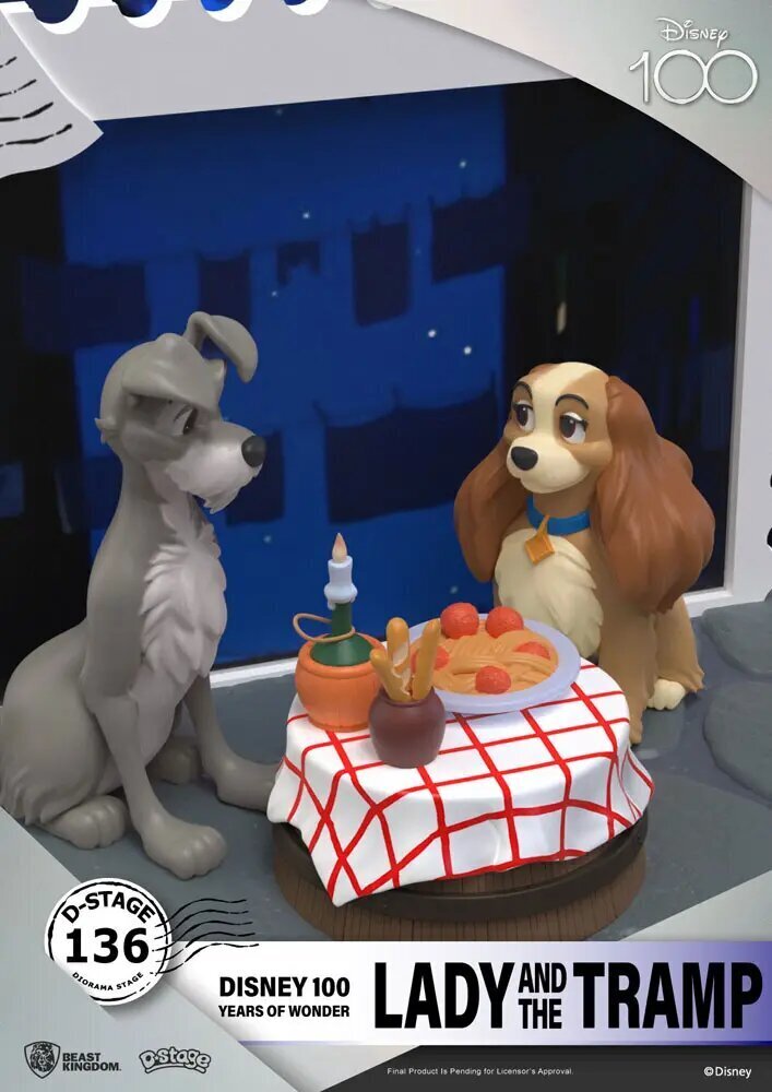 Figuuride komplekt Disney Lady And The Tramp, 12 cm hind ja info | Poiste mänguasjad | kaup24.ee