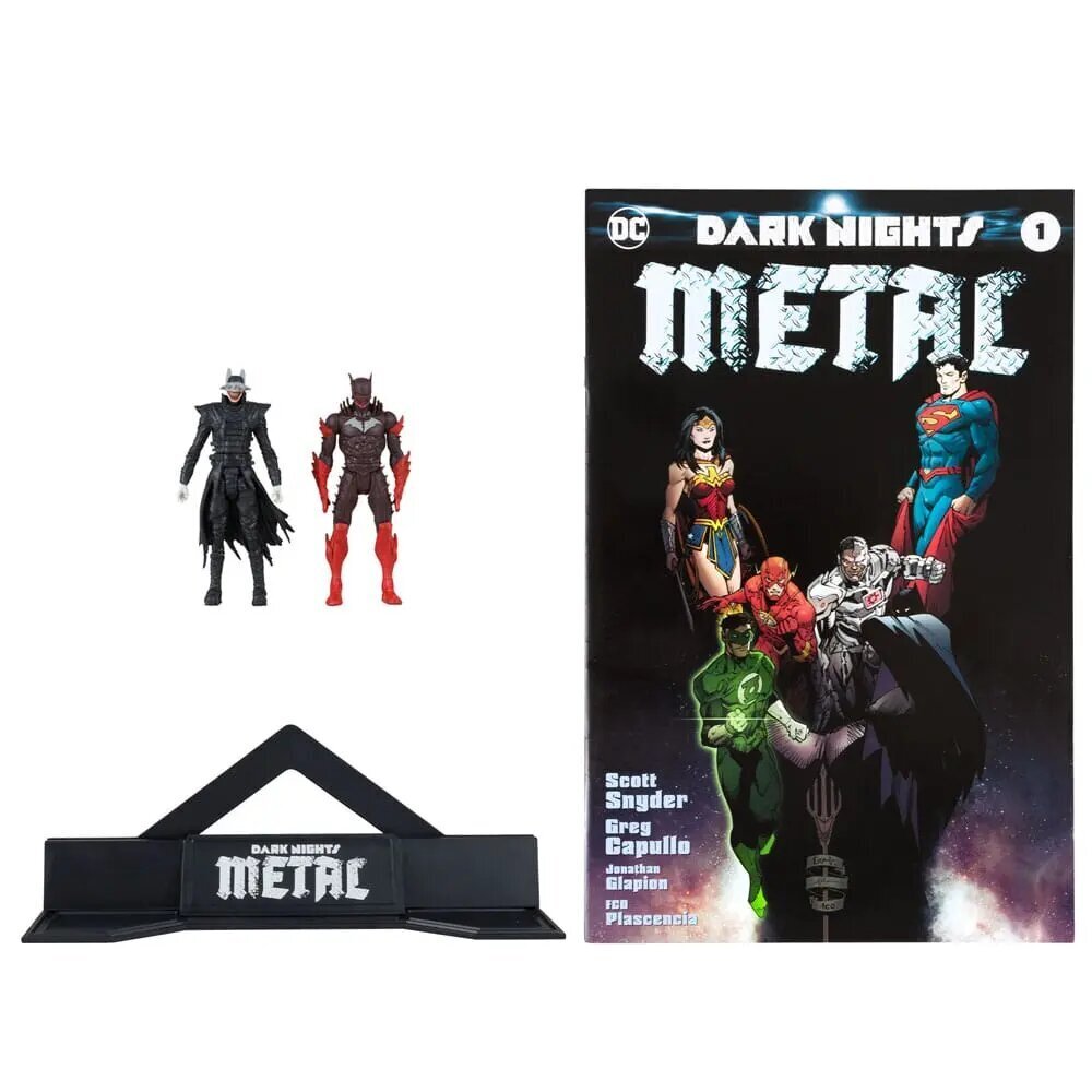 Figuuride komplekt DC Direct Gaming Dark Nights Metal, 8 cm hind ja info | Poiste mänguasjad | kaup24.ee