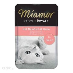 Miamor tuunikala ja kanaga Ragout Royal, 100 g цена и информация | Кошачьи консервы | kaup24.ee