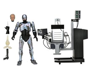 Экшн-фигурка RoboCop Ultimate Battle поврежденный Робокоп со стулом 18 см цена и информация | Игрушки для мальчиков | kaup24.ee