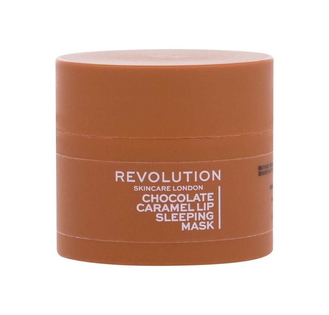 Huulemask Revolution Skincare Lip Sleeping Mask Chocolate Caramel, 10g hind ja info | Huulepulgad, -läiked, -palsamid, vaseliin | kaup24.ee