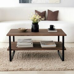 Кофейный столик Asir, 85x40x60см, коричневый цена и информация | Журнальные столики | kaup24.ee
