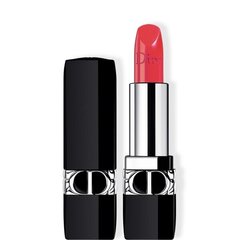 Kauapüsiv korduvtäidetav huulepulk Rouge Dior Satin, 3,5 g hind ja info | Huulepulgad, -läiked, -palsamid, vaseliin | kaup24.ee