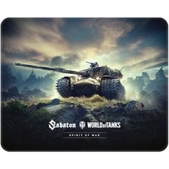 Wargaming World of Tanks - Sabaton Spirit of War Mousepad Limited Edition, L цена и информация | Мыши | kaup24.ee