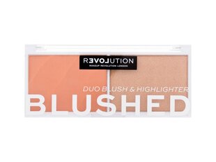 Põsepuna ja highlighter palett Makeup Revolution Colour Play Blushed Queen hind ja info | Päikesepuudrid, põsepunad | kaup24.ee