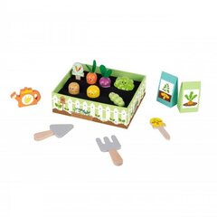 Puidust köögiviljakomplekt Tooky Toy hind ja info | Tüdrukute mänguasjad | kaup24.ee