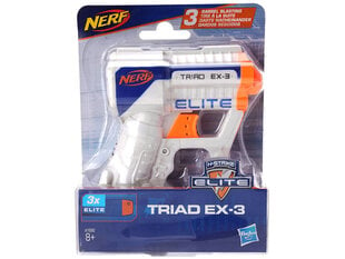 Игрушечная винтовка Nerf PISTOLET N-Strike Traid Ex-3 цена и информация | Развивающий мелкую моторику - кинетический песок KeyCraft NV215 (80 г) детям от 3+ лет, бежевый | kaup24.ee