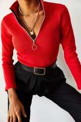 Блуза женская, красная цена и информация | Женские блузки, рубашки | kaup24.ee