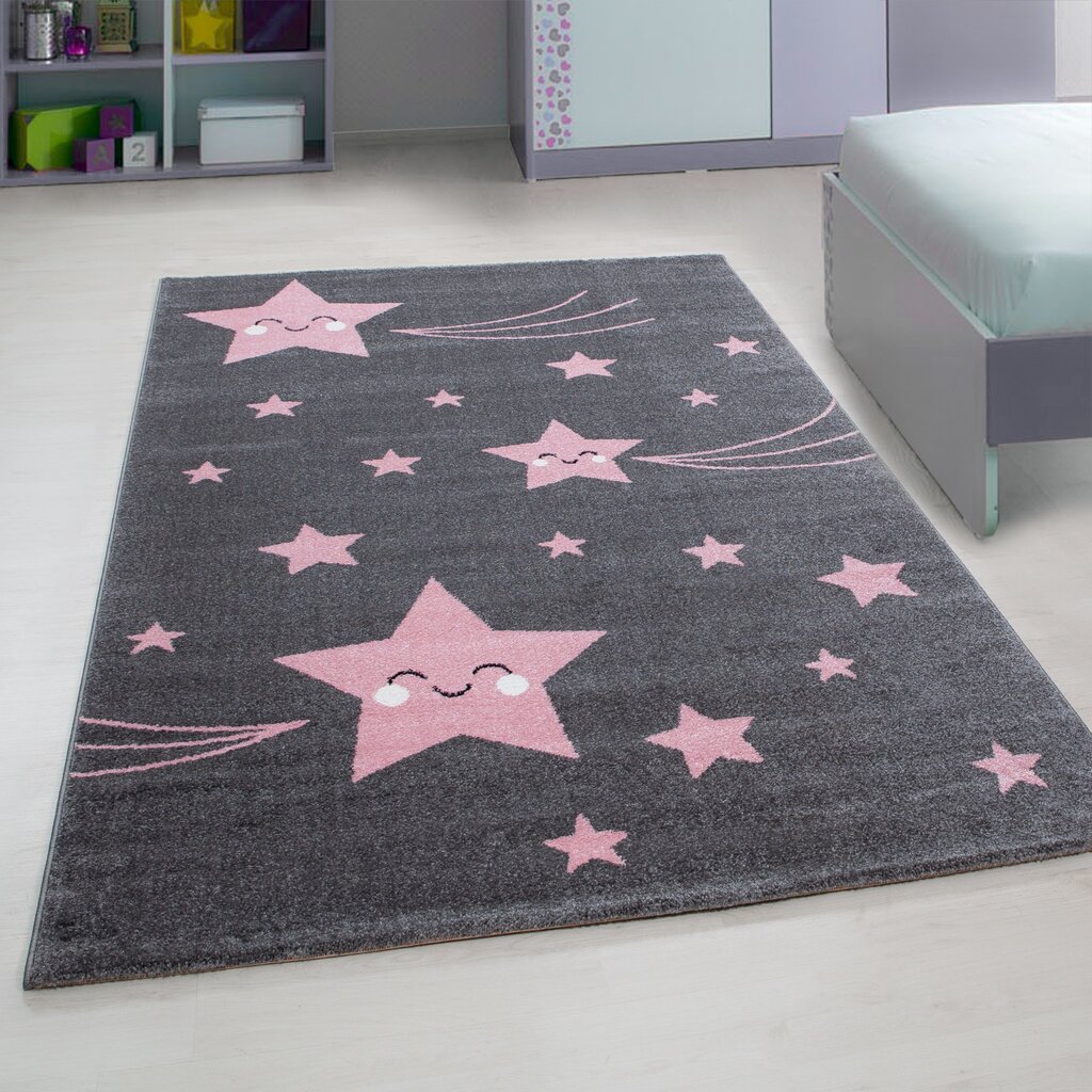 Vaip lastetuppa Kids Pink 0610, 80x150 cm цена и информация | Vaibad | kaup24.ee