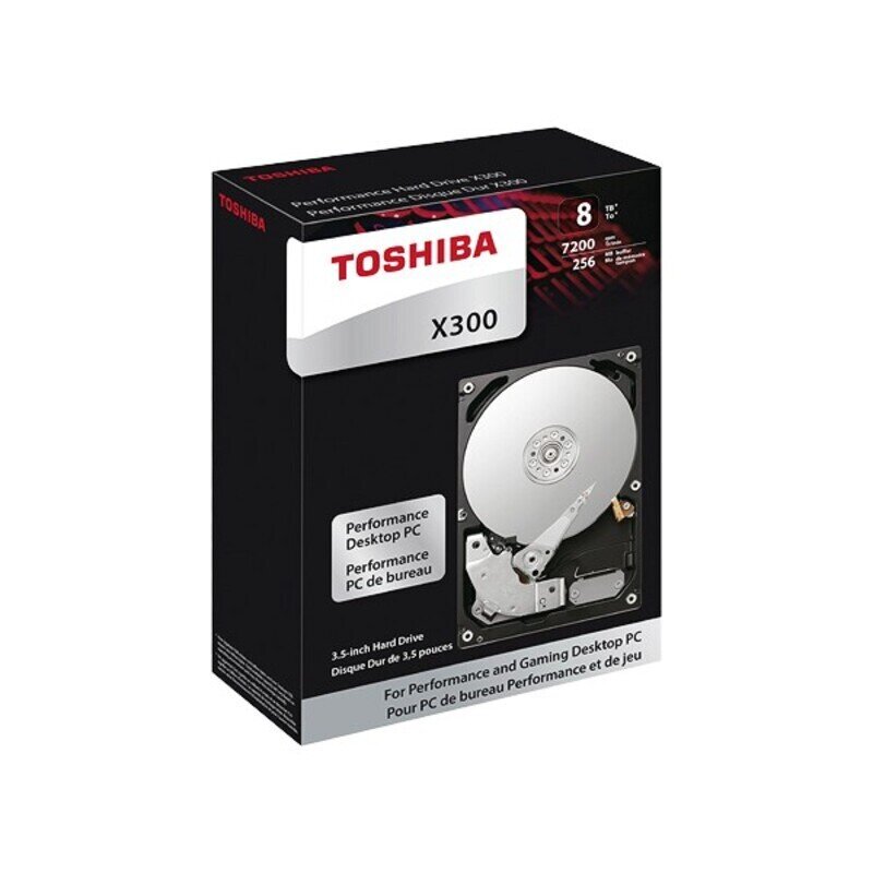 Toshiba HDWR11AEZSTA, 3.5", 10 TB hind ja info | Sisemised kõvakettad (HDD, SSD, Hybrid) | kaup24.ee