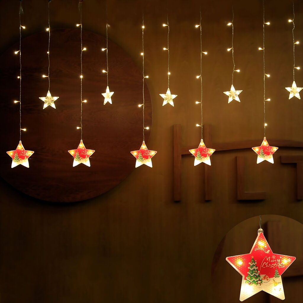 Jõulutuled 10 tähega, 3m, 90 LED-i, Livman XY-015 hind ja info | Jõulutuled | kaup24.ee
