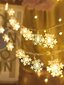 Lumehelvestega jõulutuled, 10m, 100 LED, Livman TY-101 hind ja info | Jõulutuled | kaup24.ee