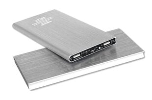 Power Bank 20000 Slim Alu, hõbedane цена и информация | Зарядные устройства Power bank | kaup24.ee