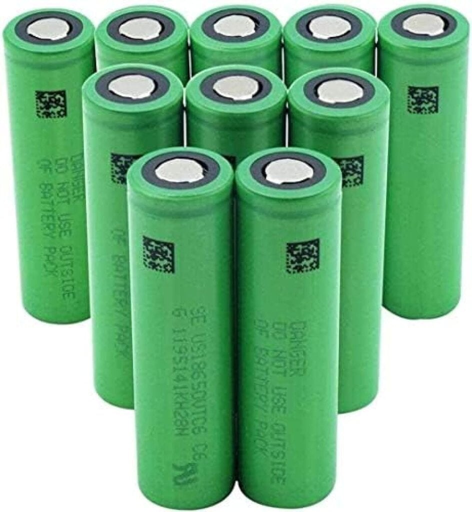 Aku Sony|Murata US18650VTC6 3120mAh - 30A, 10tk цена и информация | Patareid | kaup24.ee